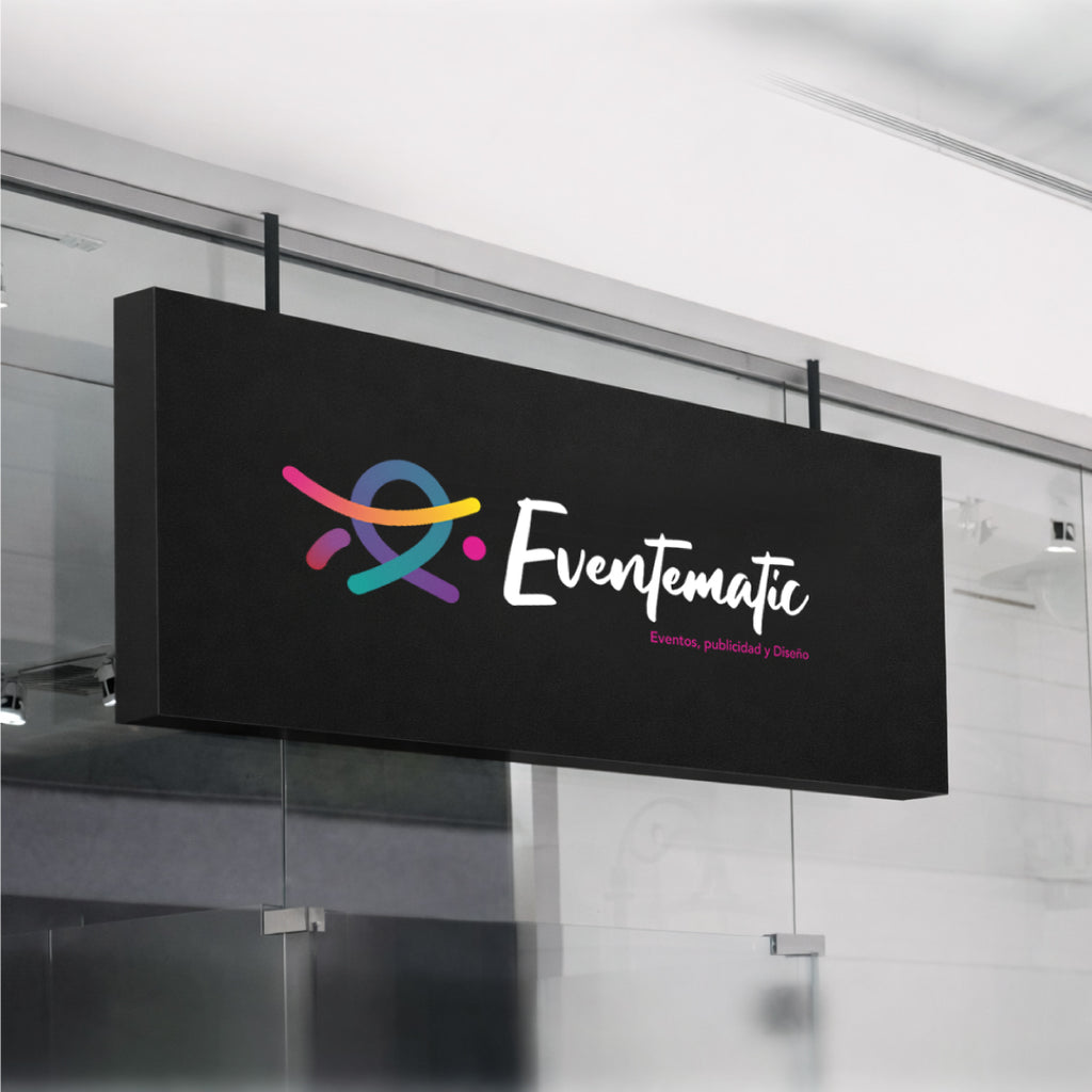 Rótulo luminoso LED para negocios