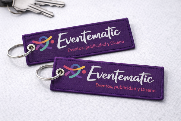 Llaveros de tela personalizados