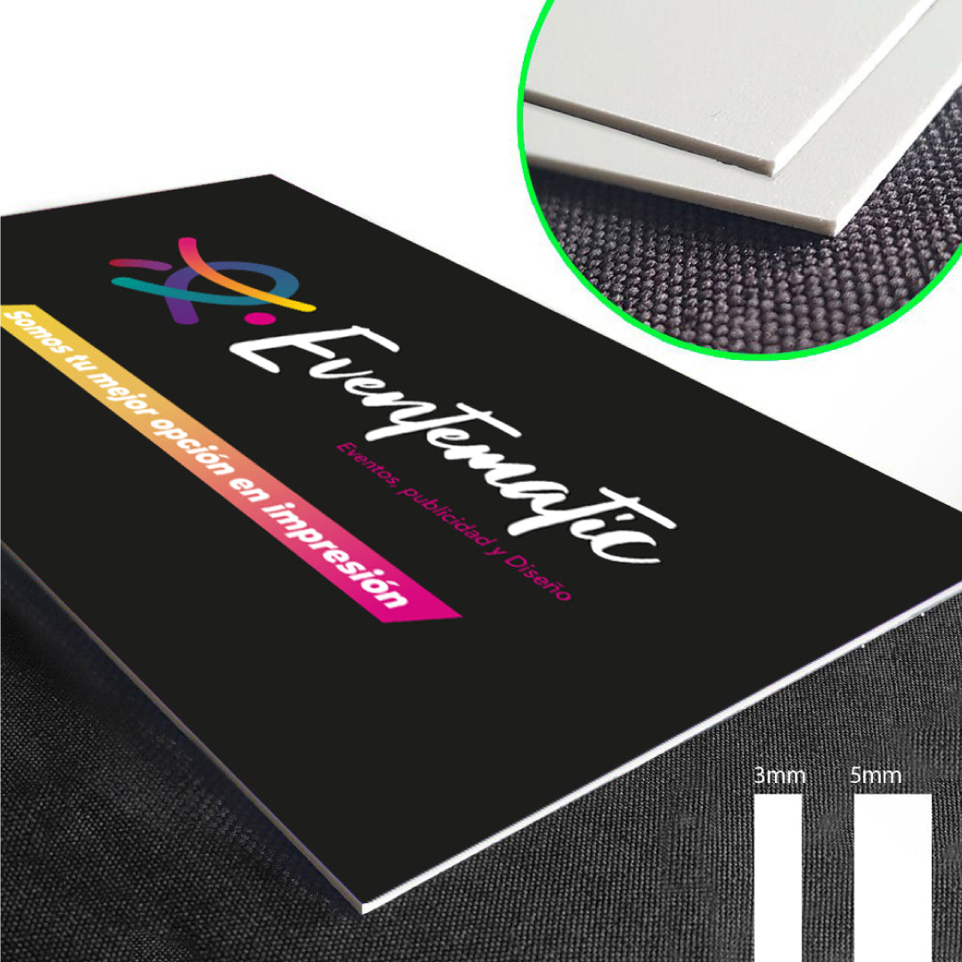 Impresión en Forex PVC