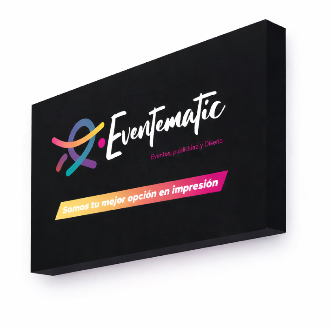 Luminoso con frontal de lona