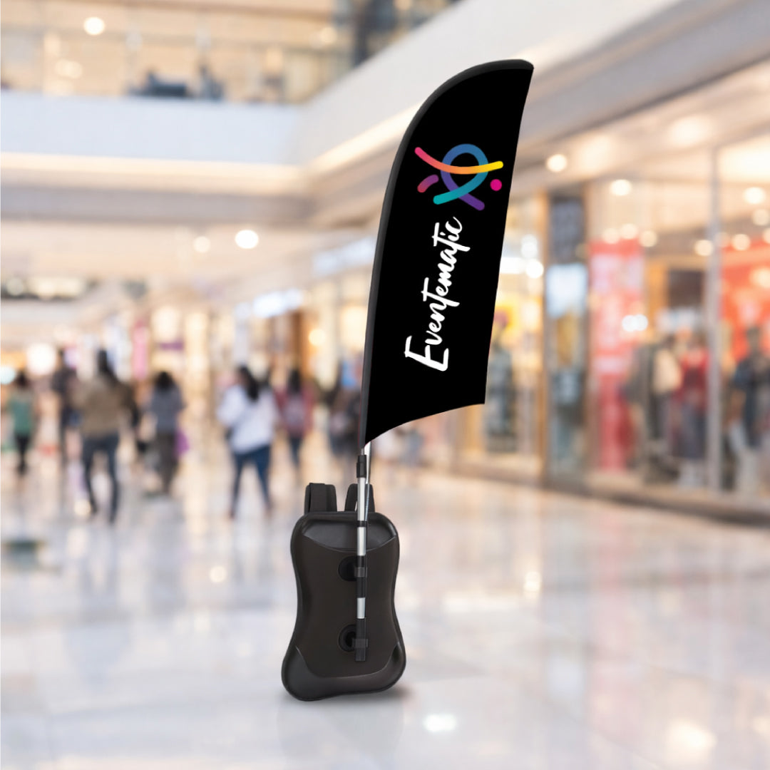 Bandera mochila tipo ala personalizada