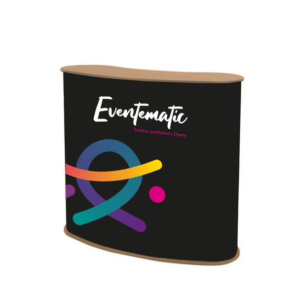 Mostrador de PVC personalizado