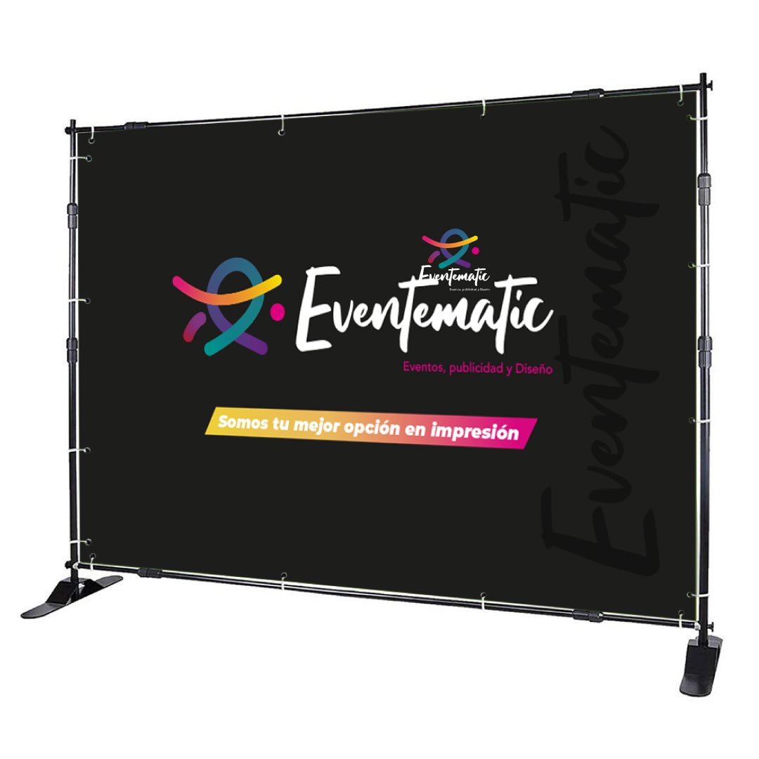 Photocall telescópico personalizado