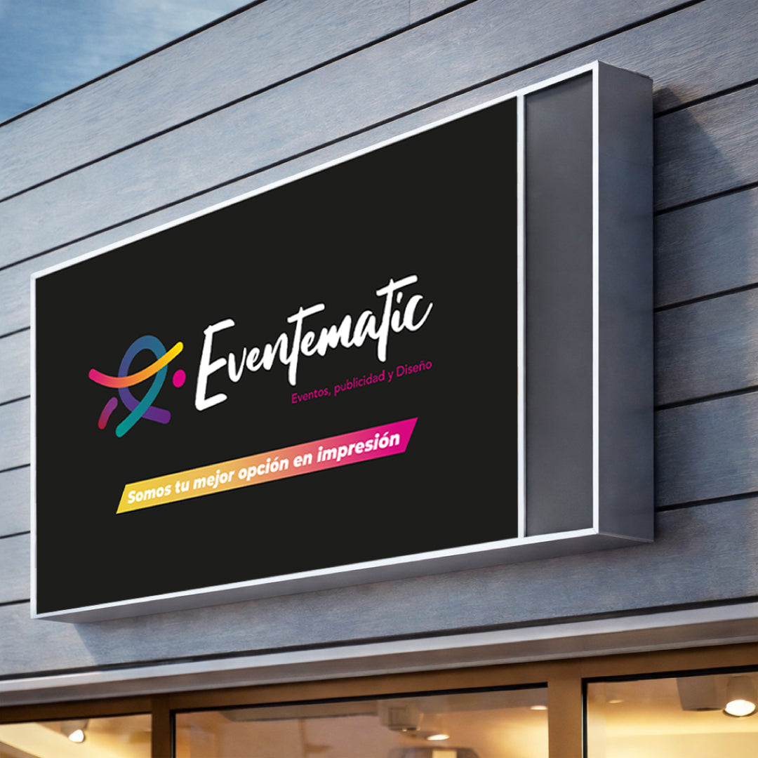 Placa para rótulo luminoso