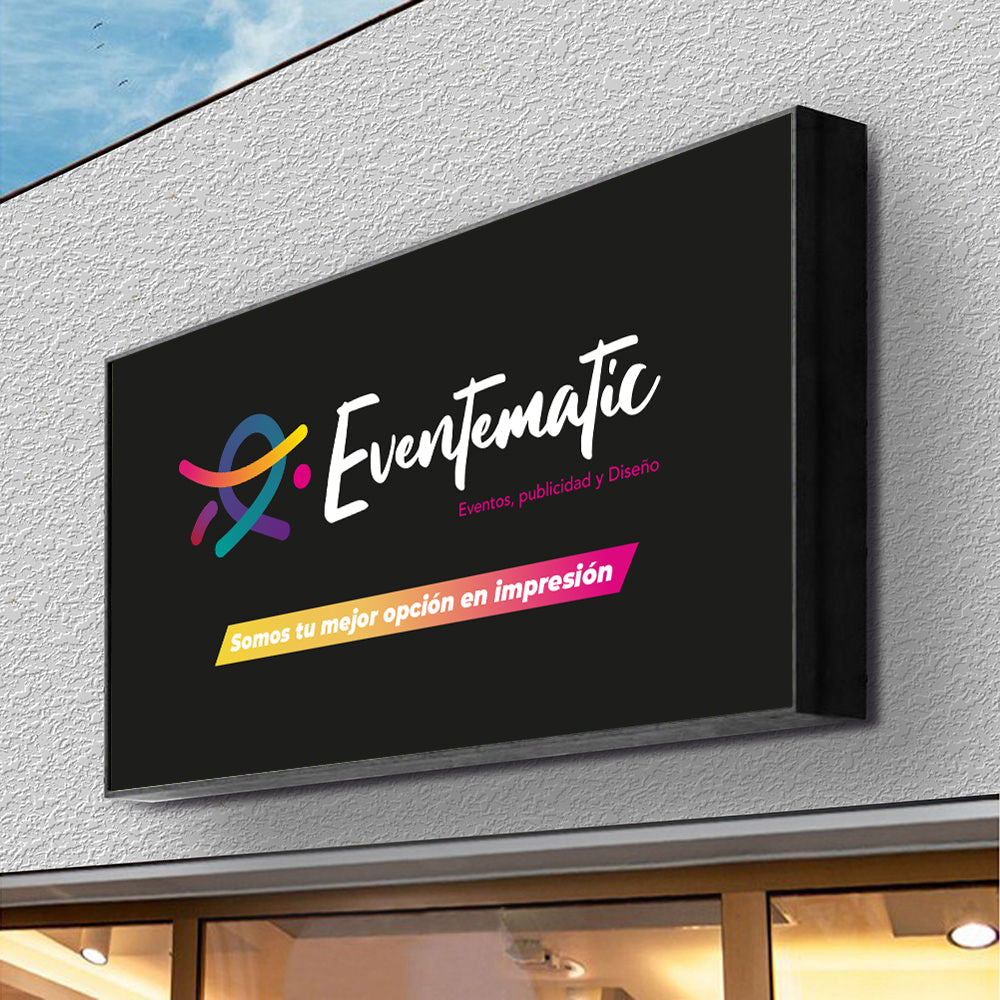 Rótulo luminoso LED para negocios | Fabricación e impresión Madrid
