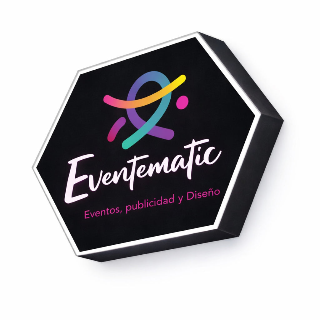 Rótulos luminosos con formas