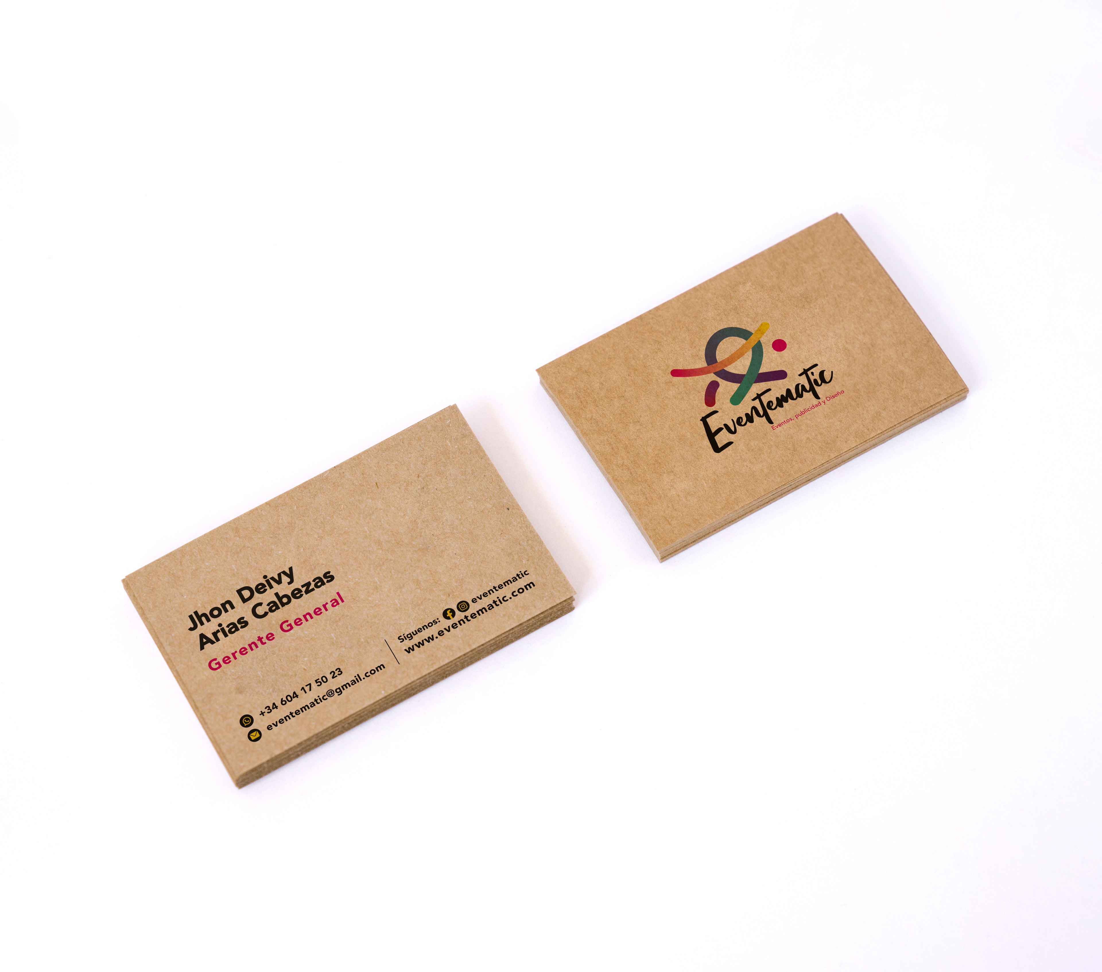 Tarjetas de visita personalizadas | Imprenta Madrid